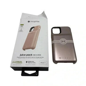 Mophie iPhone 11 juice pack phone case charger
Wireless charging